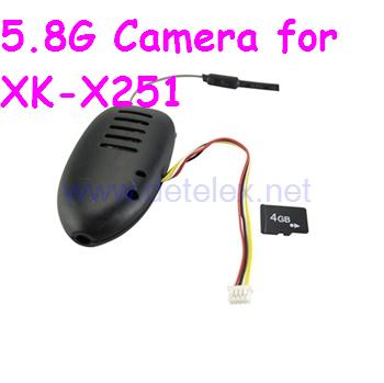 XK-X251 whirlwind drone spare parts 5.8G camera set - Click Image to Close